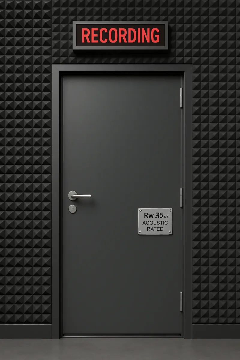 acoustic rated steel doors - professional steel doors available in Burnley from UK manufacturers