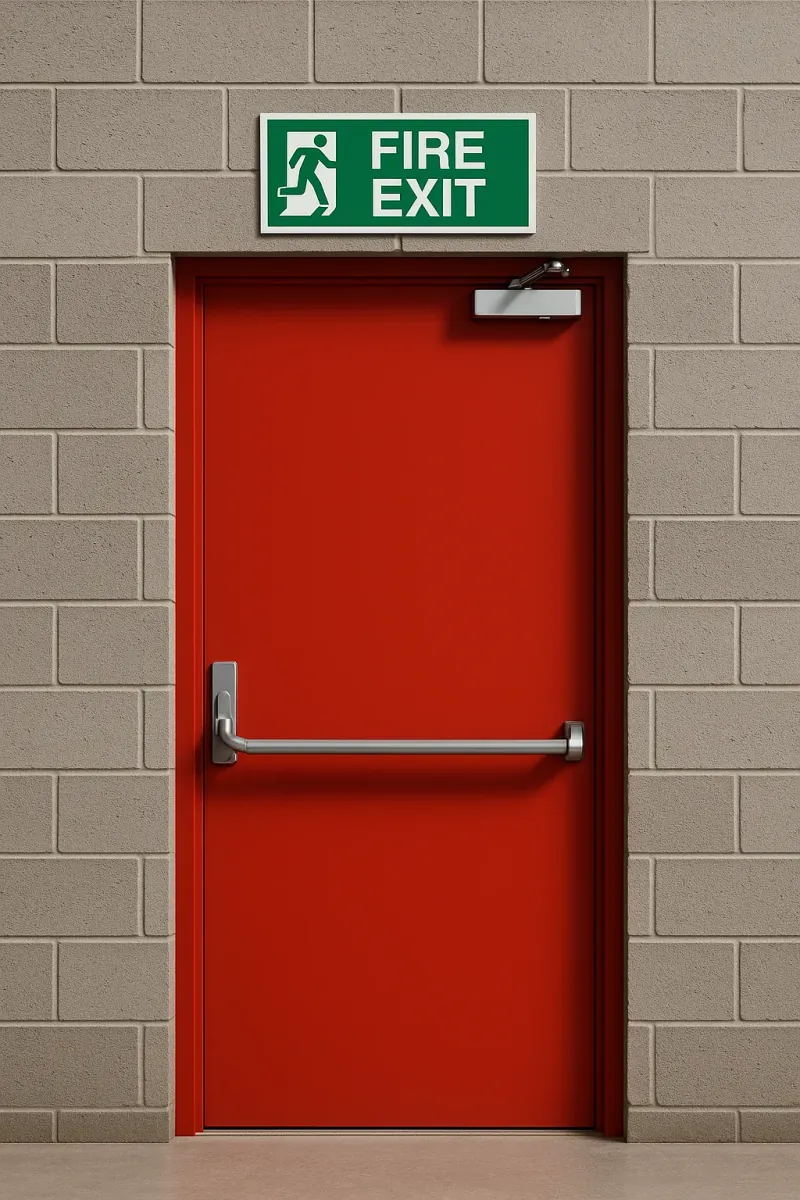 fire exits - professional steel doors available in Burnley from UK manufacturers